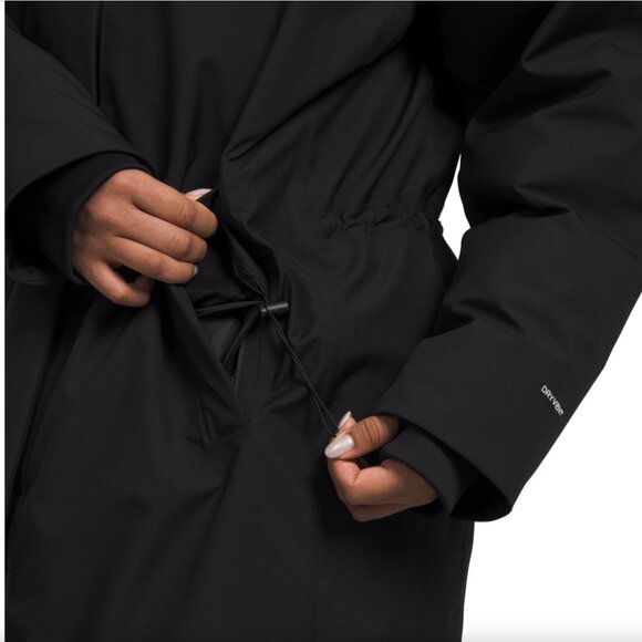 North Face Women's Plus Arctic Parka Insulated Fill Hooded Jacket 2x Black - Picture 12 of 16